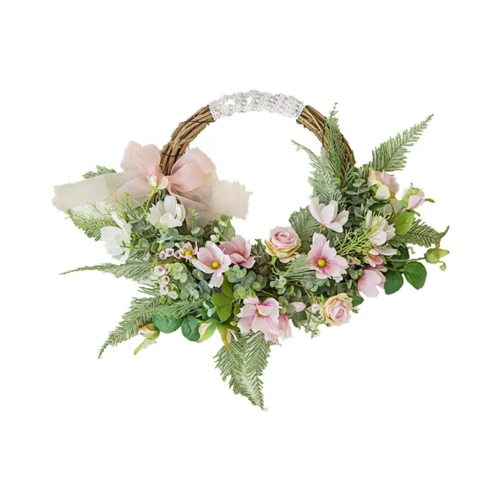 Artificial Flower Wreath Floral Wreaths Garland Door Decoration Wedding