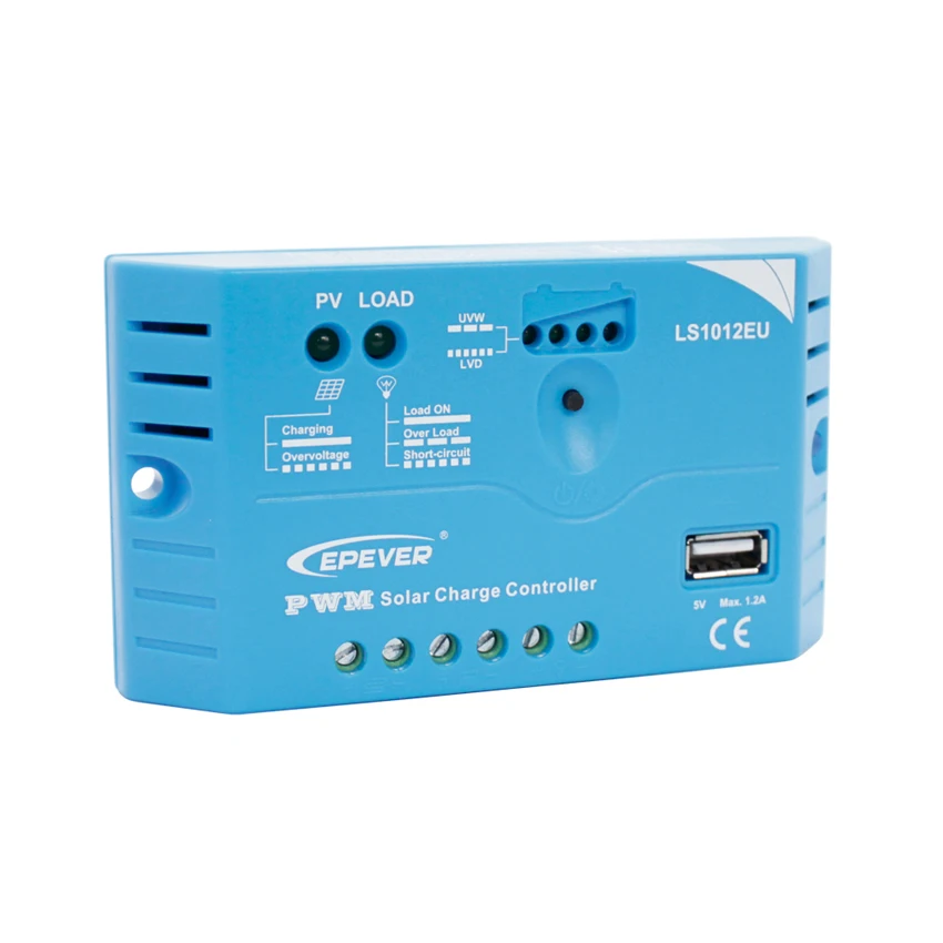 

1pc x 10A LS1012EU EP EPEVER PWM LandStar Solar system Kit Controller Regulators With 5V USB