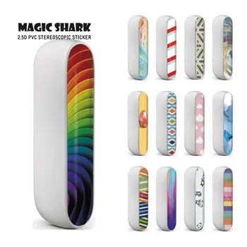

Magic Shark Typhoon Egg Dreamy Cartoon Panda Cloud Colorful Water PVC Stereo Sticker Case for IQOS 3 3.0