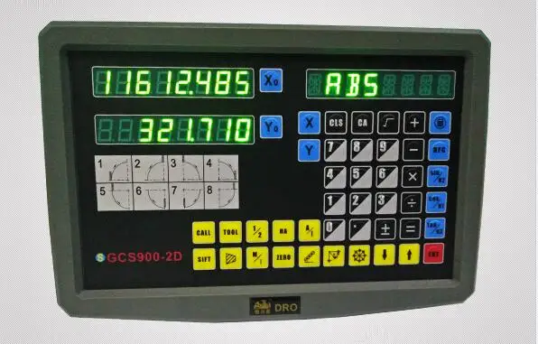 

2 Axis digital readout dro for milling lathe machine with precision linear scale