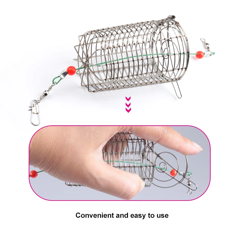 fishing bait holder cage