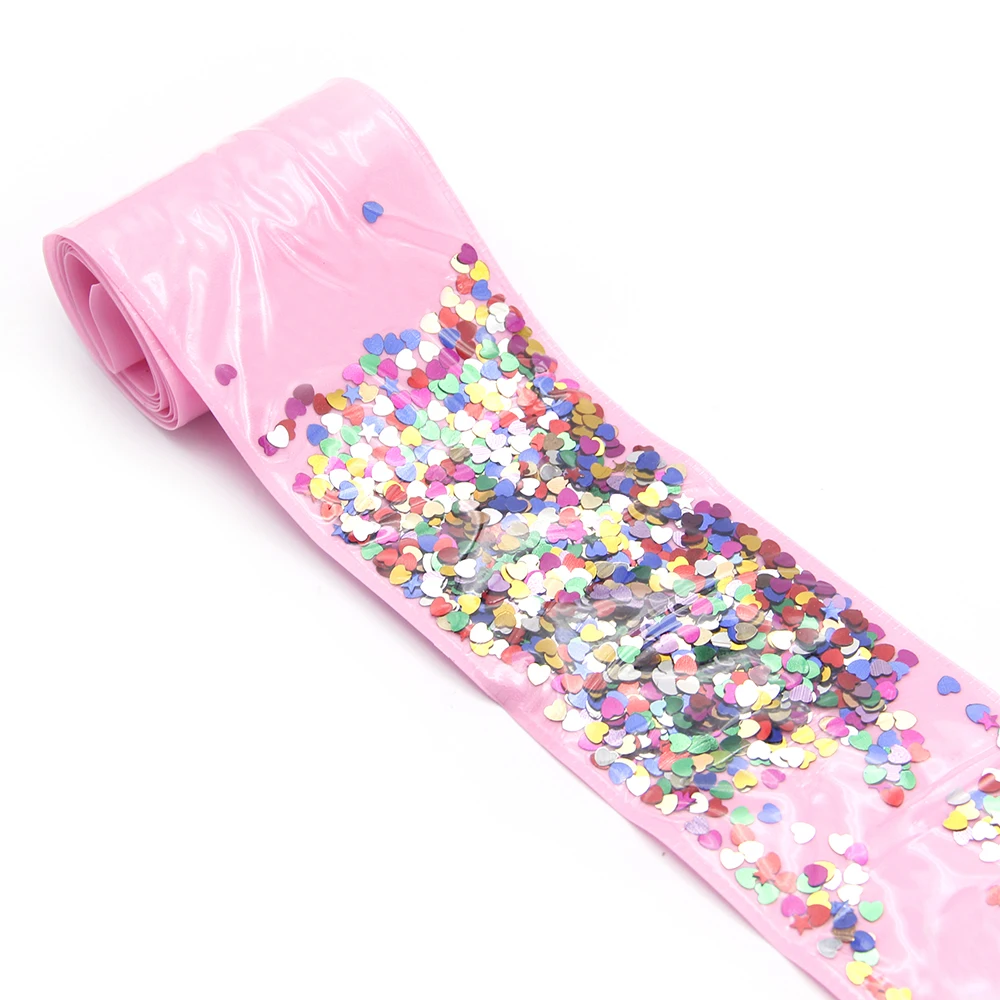 

David accessories（67-70mm send random）faux artificial fill in PVC ribbon(without sequins) diy decoration crafts 5yards,5Yc6254