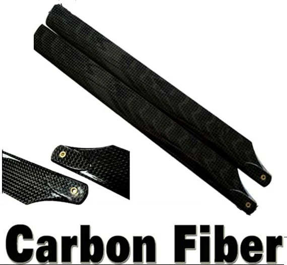 50 пар черный 325 мм углеродного волокна лопасти несущего винта для 6CH Trex T шуба-рекс 450 RC части KDS