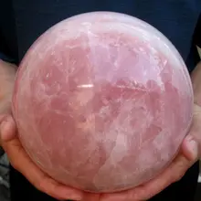 Ddh001085 ПРИРОДНЫЙ РОЗОВЫЙ КВАРЦ ХРУСТАЛЬНЫЙ ШАР BALL Исцеление