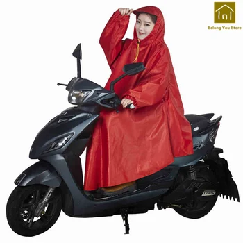 

Safe Outdoor Soft Motorcycle Large Rain Poncho Polyester Cover Rain Raincoat Aikuisten Waterproof Raincoats Rain Gear WKR037