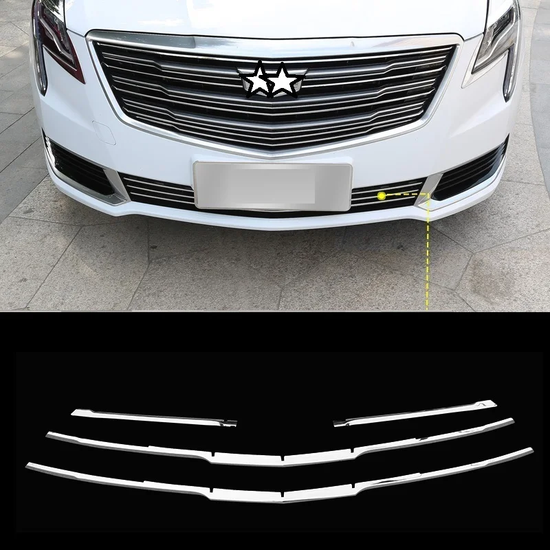 

Car Grille Tail Throat Exterior Promote Automovil Automobile Auto Accessory Modification Mouldings Covers 18 19 FOR Cadillac XTS