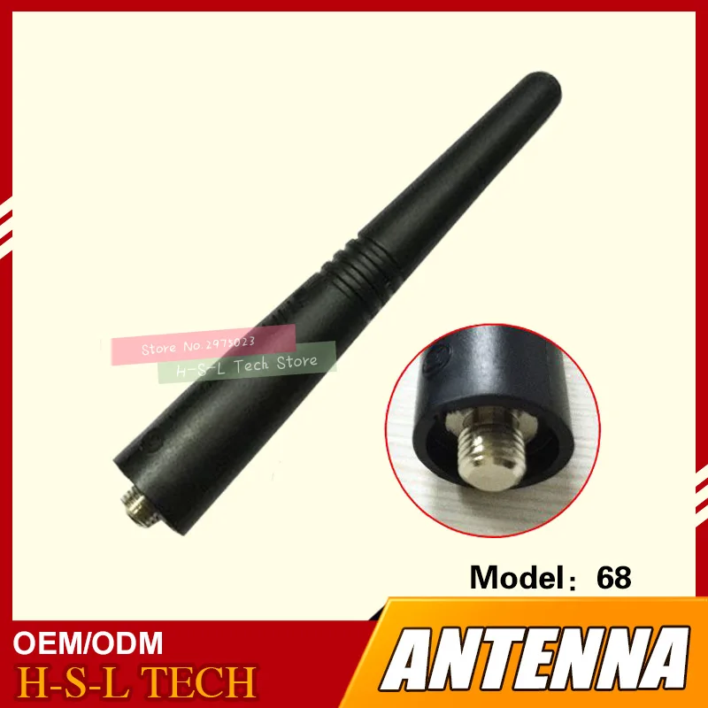 Walkie Talkie Rubber Antenna UHF MOTO Type Interface For Motorola GP328 GP338 GP328PLUS GP338PLUS GP68 GP88 GP300 GP3688 GP2000 vhf 136 174mhz walkie talkie antenna for motorlola gp68 gp88s gp2000 gp300 gp3688 gp328 two ways radio