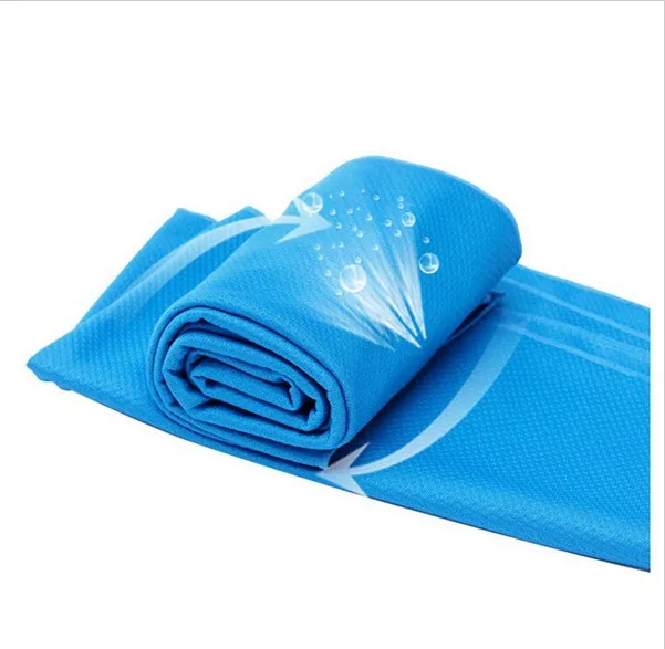 2 цвета 80*17 см Ice cool полотенце спорта охлаждения полотенце