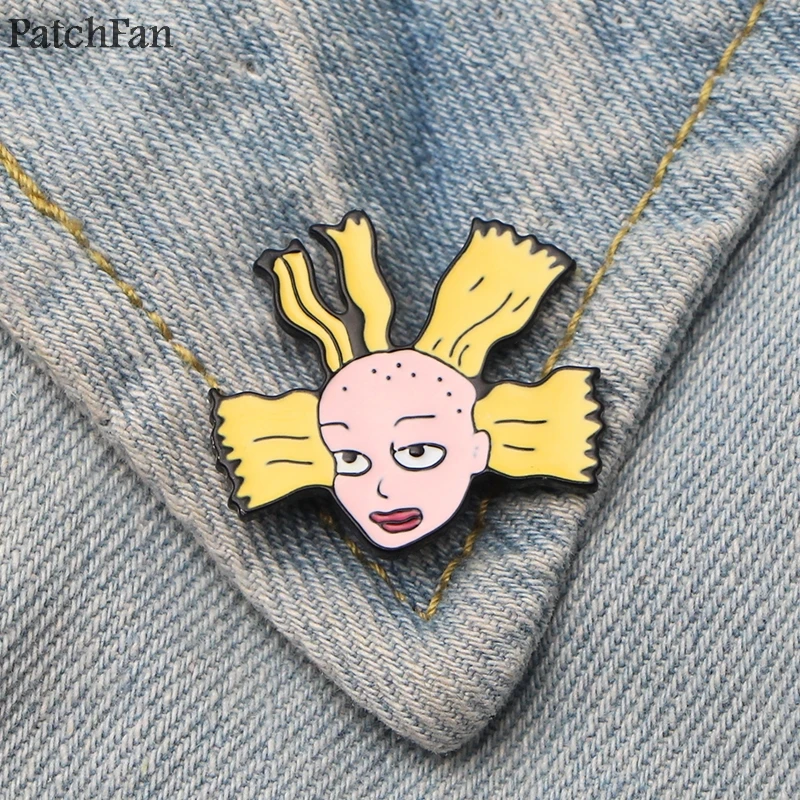 Patchfan со смешными героями из мультфильмов для девочек Cynthia цинка галстуком
