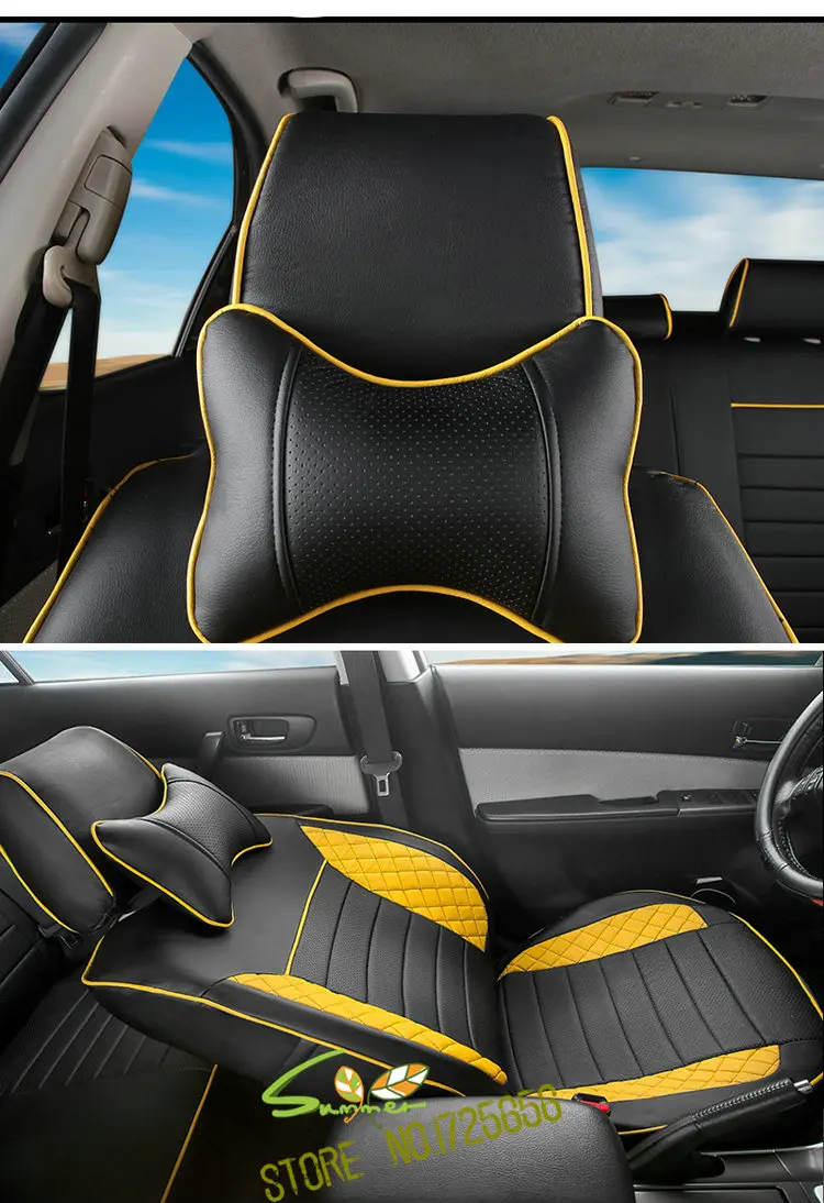 SU-GE024 leather car cover  set  (5)