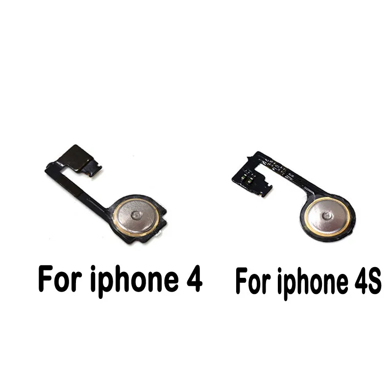 5 шт./лот хит продаж кнопка домой гибкий кабель для IPhone 4 4G 4S Шлейфы мобильного