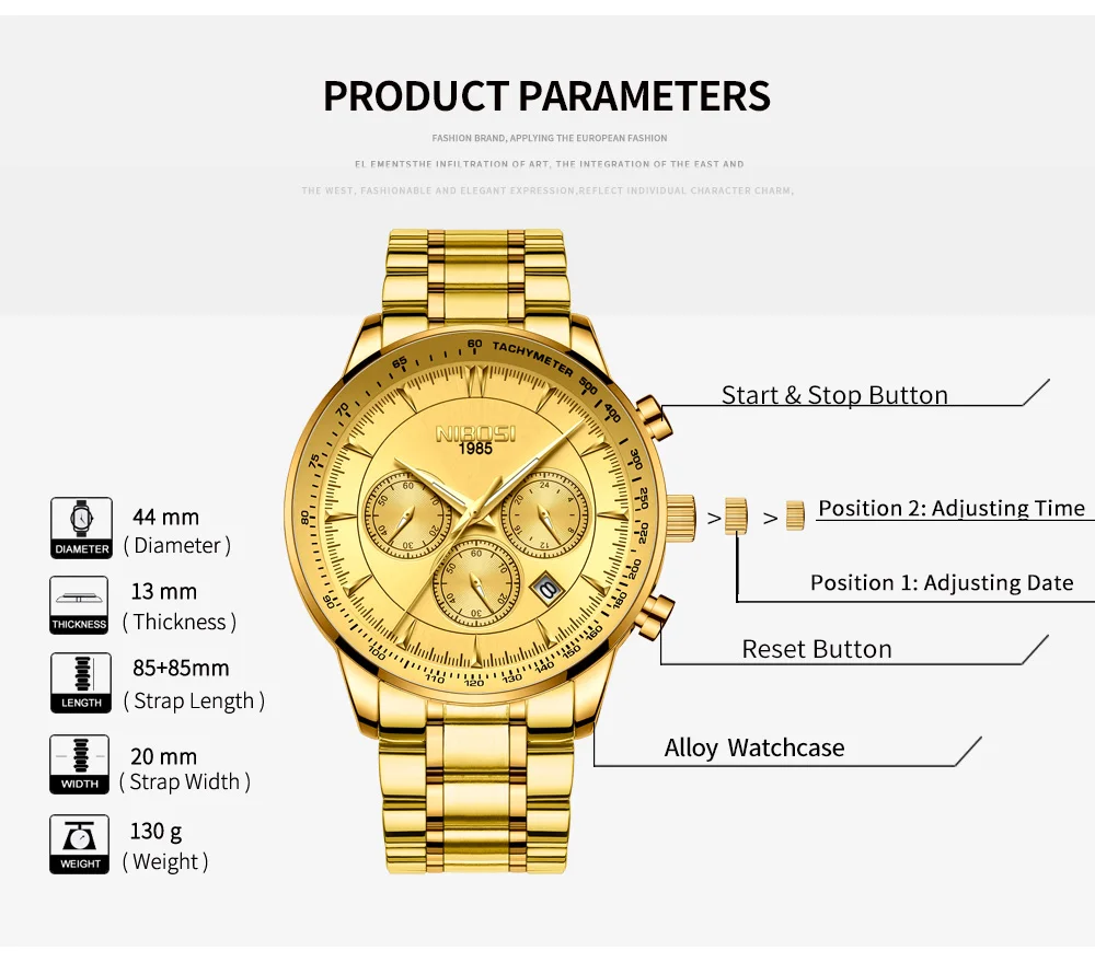 Relogio Masculino NIBOSI Quartz Watches Men Steel Band Men Watches 2018 Luxury Brand Waterproof Wrist Watches For Men Brand Saat (7)