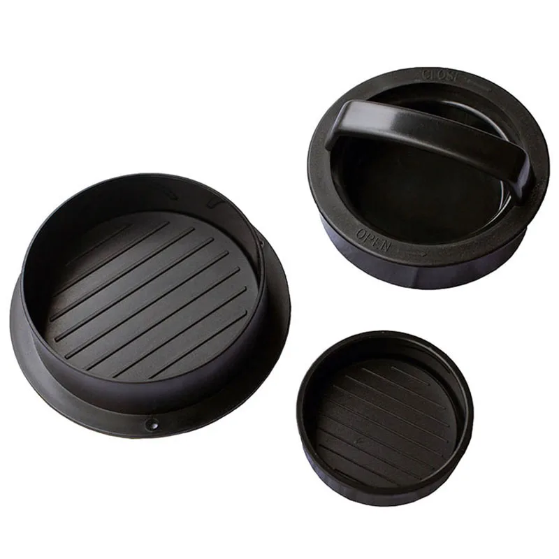 3pcs/set Round Shape Hamburger Mold Plastic Meat Burger Press Mold Beef Hamburger Mold Dropshipping Kitchen Tools