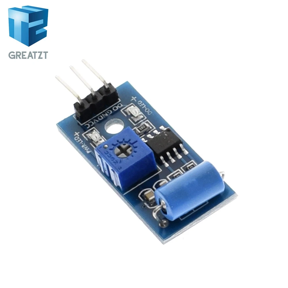 

1pcs normally closed type vibration sensor module Alarm sensor module Vibration switch SW-420 for arduino