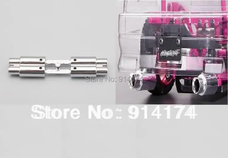 

YUKALA 1/10 1/8 RC Car accessories r/c car parts twin escape-pipe / twin vent-pipe/ twin exhaust for 1/10 RC Car