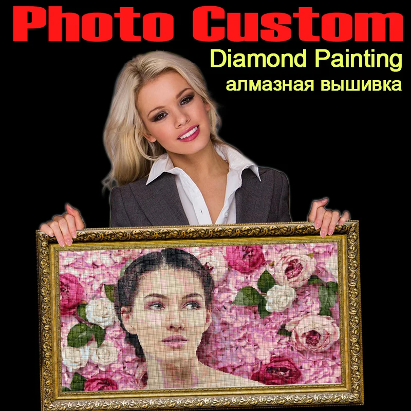 Customize Diamond Painting - Diy 5d Diamond Painting Art Picture  Rhinestones Cross - Aliexpress