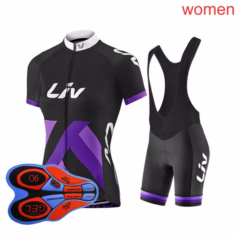 New Summer Womens Cycling Jersey 2017 Team Bike Short Sleeve Clothing Set Shorts 
