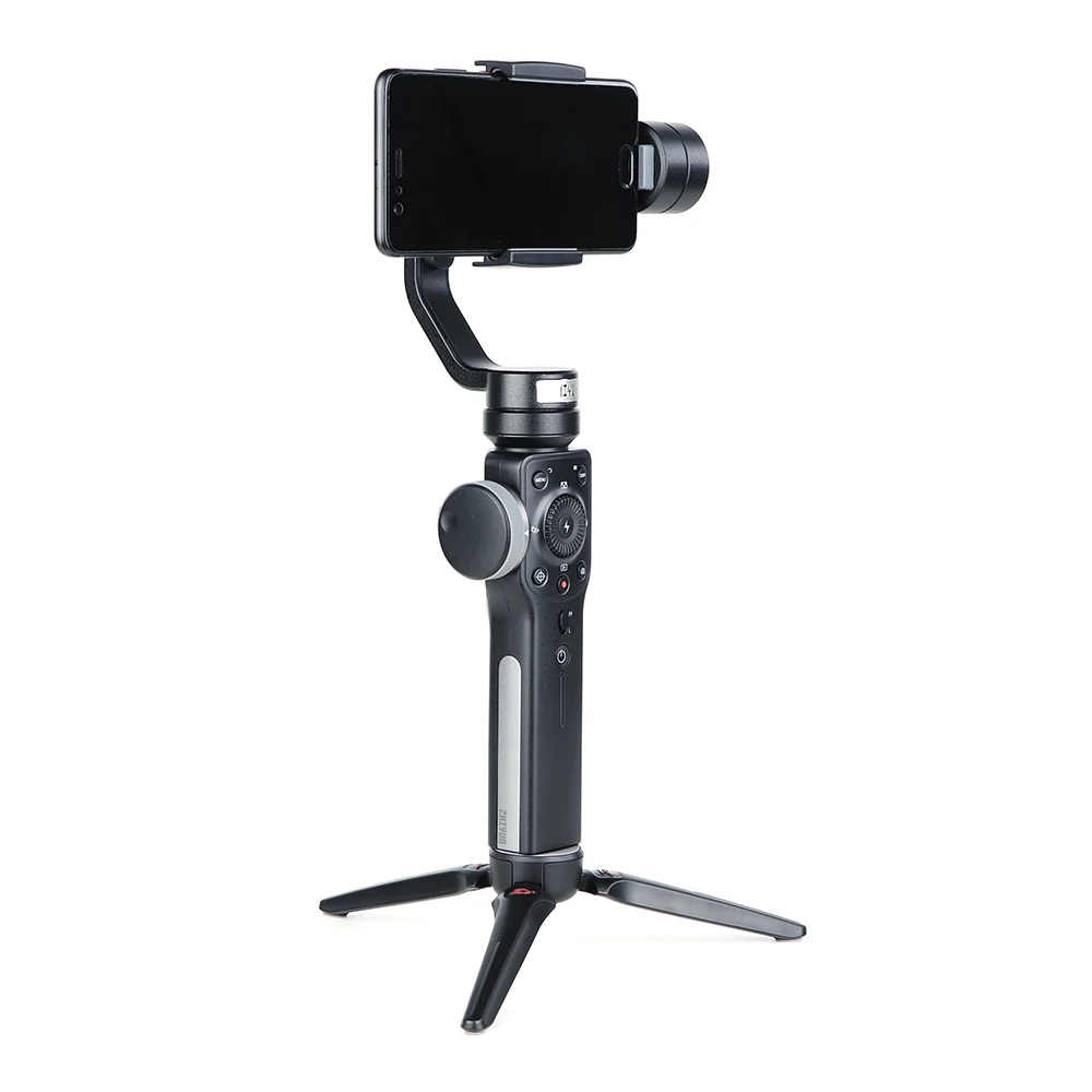 3 осевой Ручной Стабилизатор Zhiyun Smooth 4 для смартфона iPhone X 8 7P Samsung S9 + S8 PK Q DJI Osmo 2|Риги
