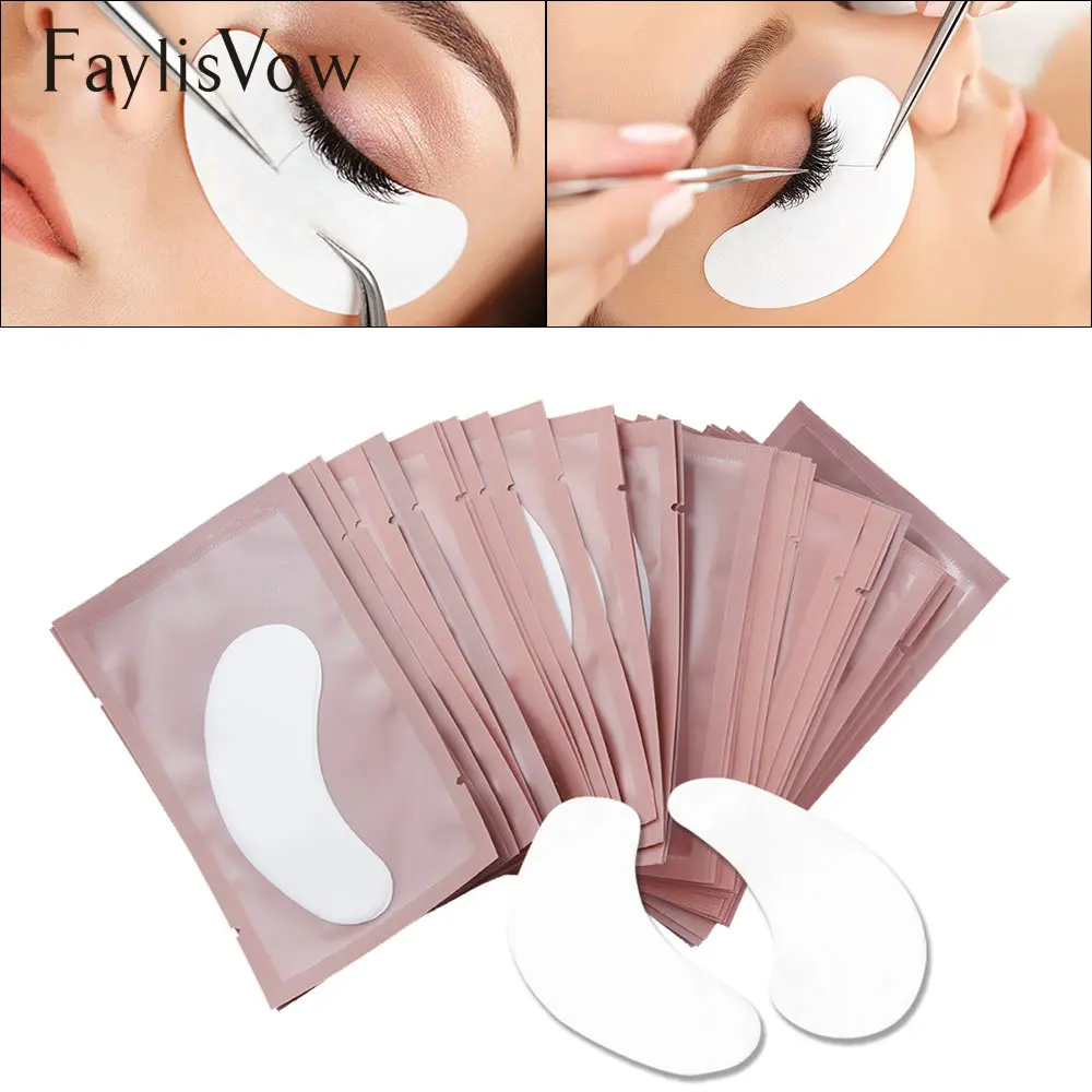 

200Pairs Under Eye Pads Disposable Pillows for Eyelash Extension Eye Paper Patches Makeup Tool Eye Lashes Tips Sticke Wraps