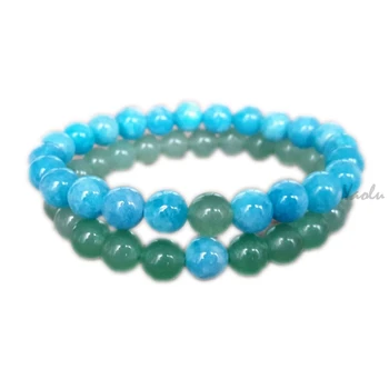 

6pair/lot relationship aquamarine bracelet peridot bracelet couple friendship bracelets couple his and hers gifts