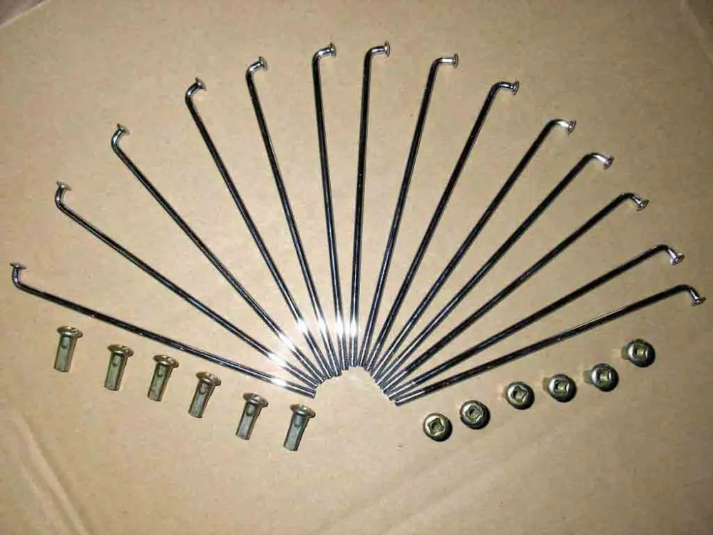 

Free shipping stainles steel 12G Bicycle Electric bicycle Copper Nipple
