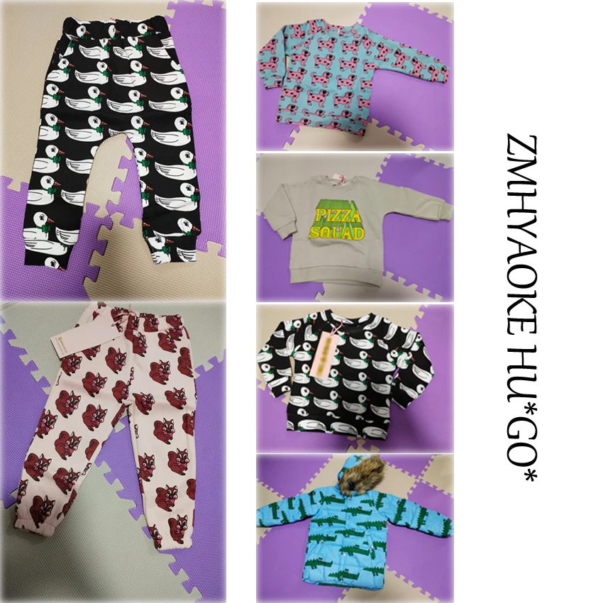 

ZMHYAOKE HU*GO Baby Boy Clothes Clothes for Girls Fashion Cartoon Toddler Girl Winter Clothes Boys Clothing Baby Girl Sweatshirt