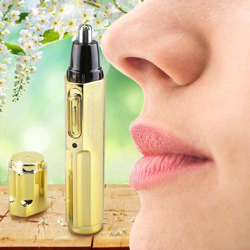

KEMEI 1Set Rechargeable Washable Electric Nose Ear Hair Trimmer Shavers Safe Face Care Home Personal Care Appliances