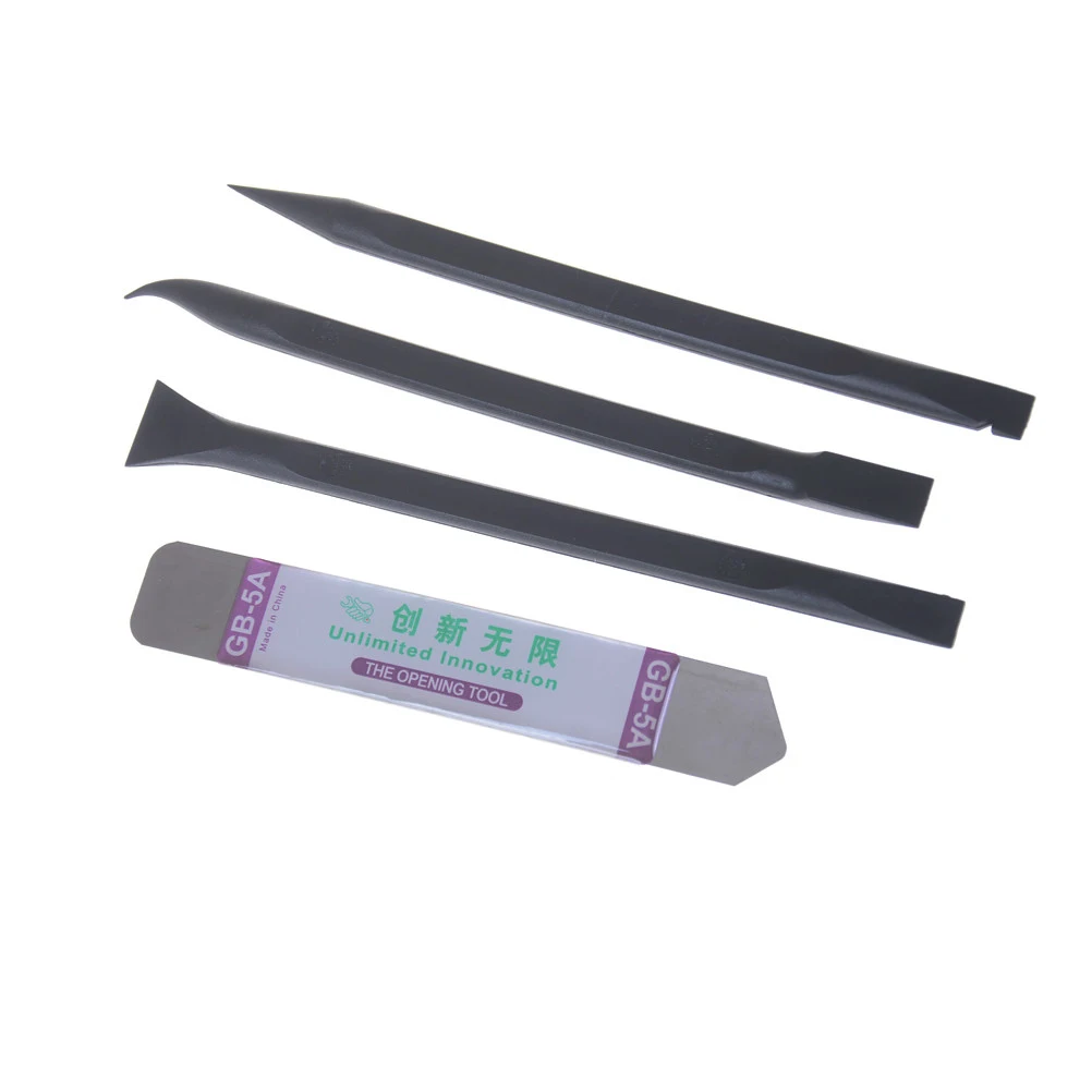 4Pcs Disassemble Crowbar and Metal Steel Pry Bar Phone Demo Opening Hand Tool Sets Mobile Phone Repair Tools Kit High Quality