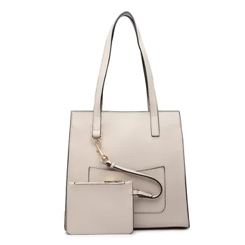 

Miss Lulu Brand Women Designer Handbags Female Large Shoulder Bag High Quality PU Leather Fashion Tote with Money Pouch YD1852