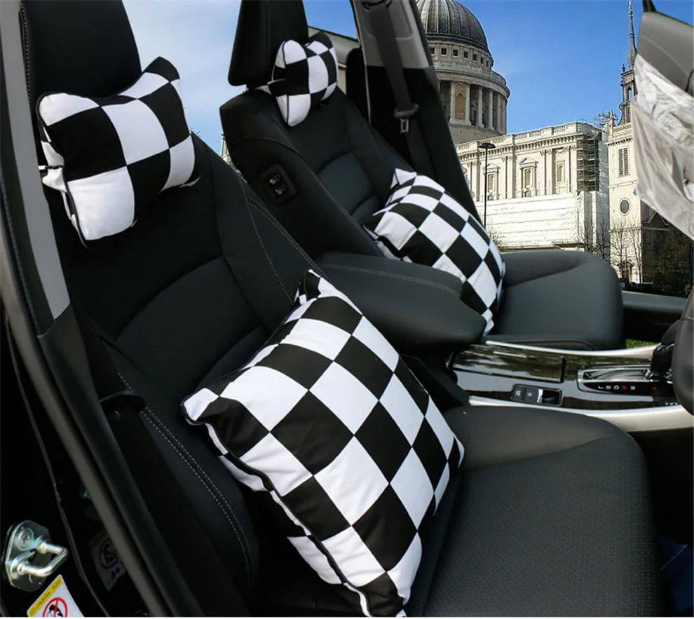 Полиэстеровая Подушка на подголовник для MINI COOPER S Clubman Countryman R55 R56 R57 R60 R61 F55