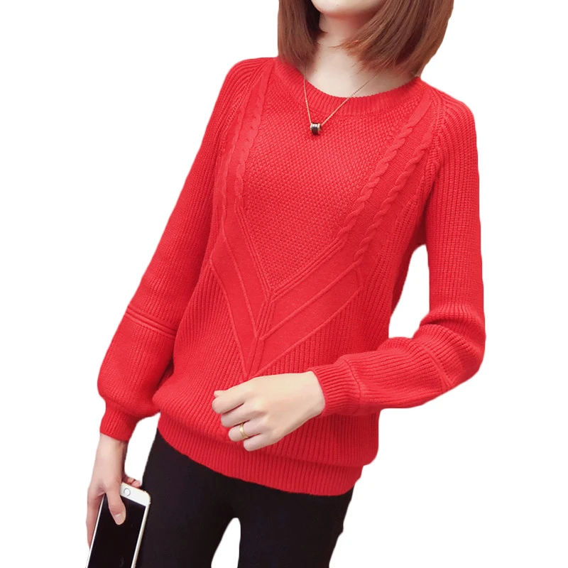 Women sweaters and pullovers 2018 Spring autumn new candy colors sweaters womens loose knitted sweater female oversized sweater
