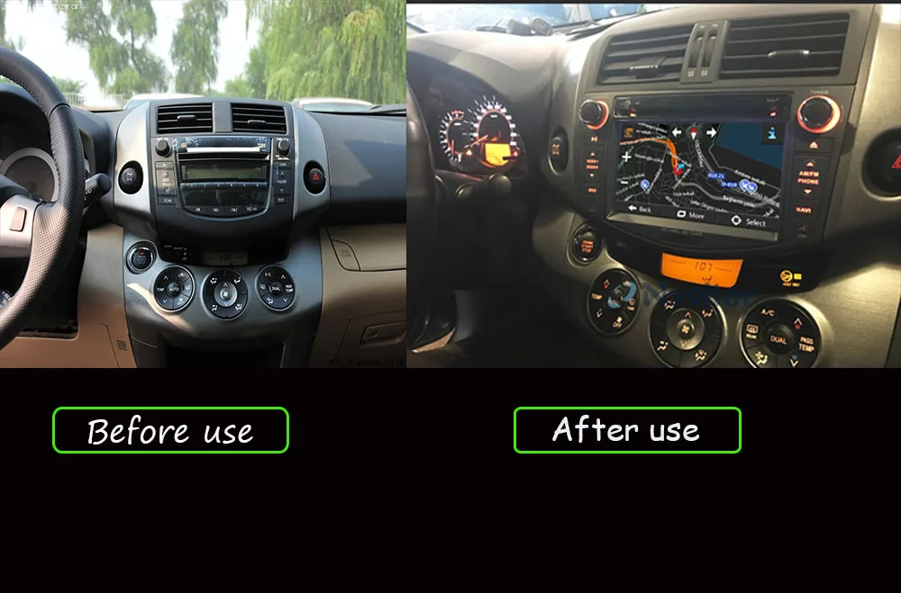 Excellent Car DVD Player 2 Din For Toyota RAV4 2006 2007 2008 2009 2010 Steering-Wheel Touch GPS Navigation radio BT RDS Audio 5