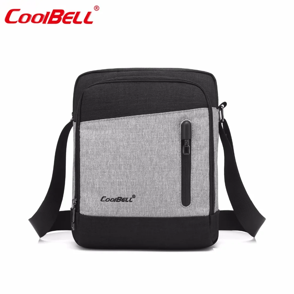 

CoolBELL Shoulder bag Crossbody Pouch Satchel Bag Student Messenger Bag Casual Notebook Bag Fits For 10.6 Inches Tablet / iPad