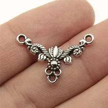 WYSIWYG 20 шт. 26x15 мм соединитель для сережек DIY Ювелирные изделия Аксессуары соединитель для сережек Подвески соединитель для сережек