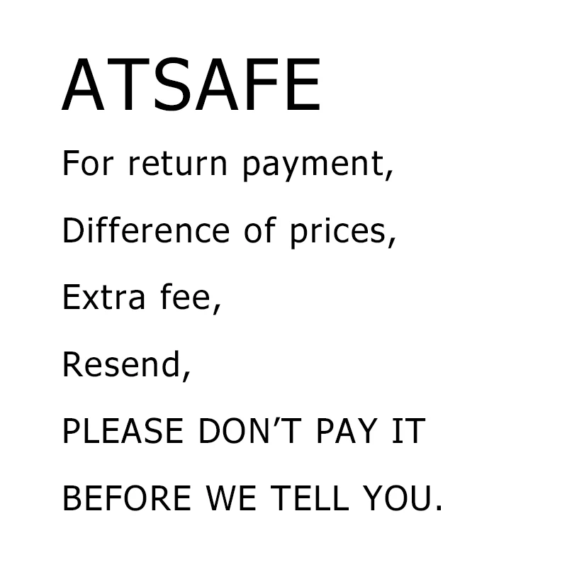 

FOR PRICE DIFFERENCE (PLEASE CONTACT CUSTOMER SERVICE)