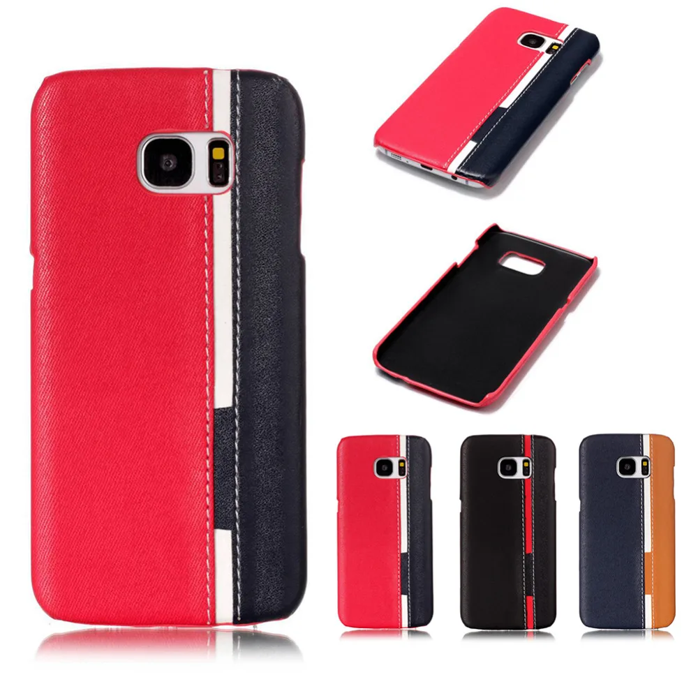 Mix Colors Hard Plastic Back Cover for Samsung Galaxy S7 Edge Phone