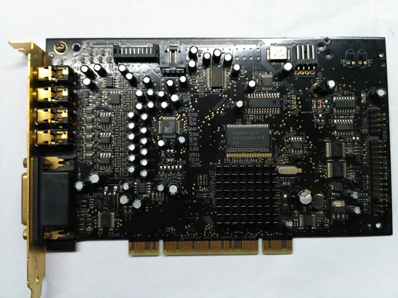 Б/у оригинальная креативная звуковая карта X-ray Fi Xtreme Music SB0460 7 1 декодирование DTS