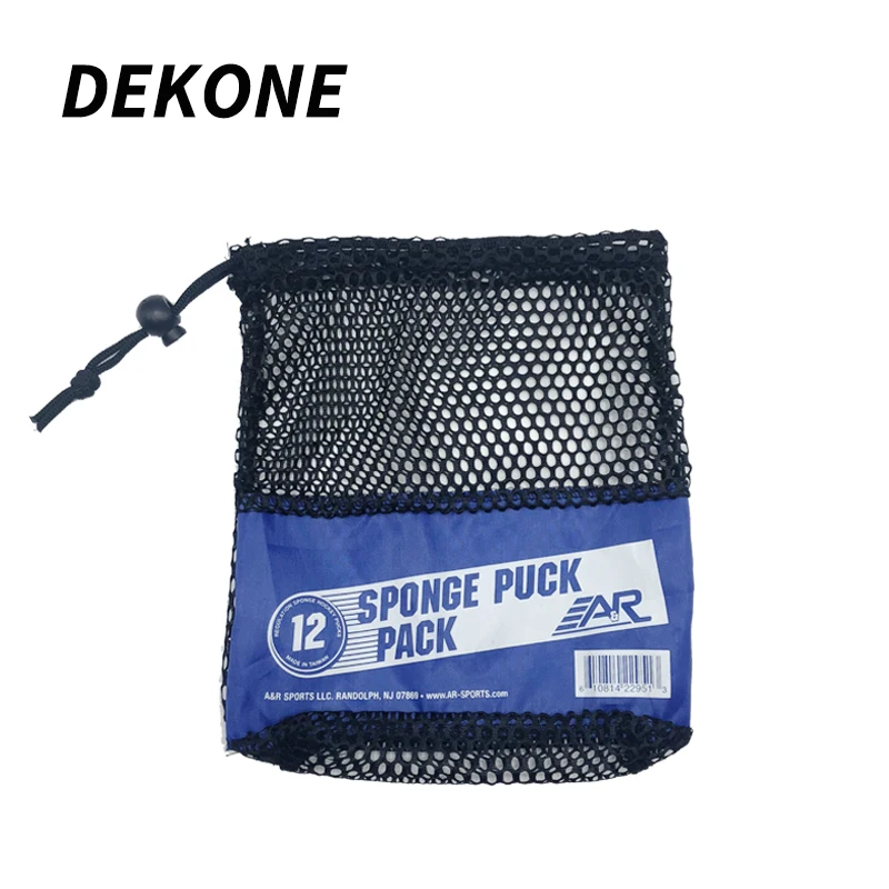

Ice Hockey Puck Bag Adjustable Convenient Resealable Mesh Bag for Outdoor Use High Capacity Professional Stick Accessories