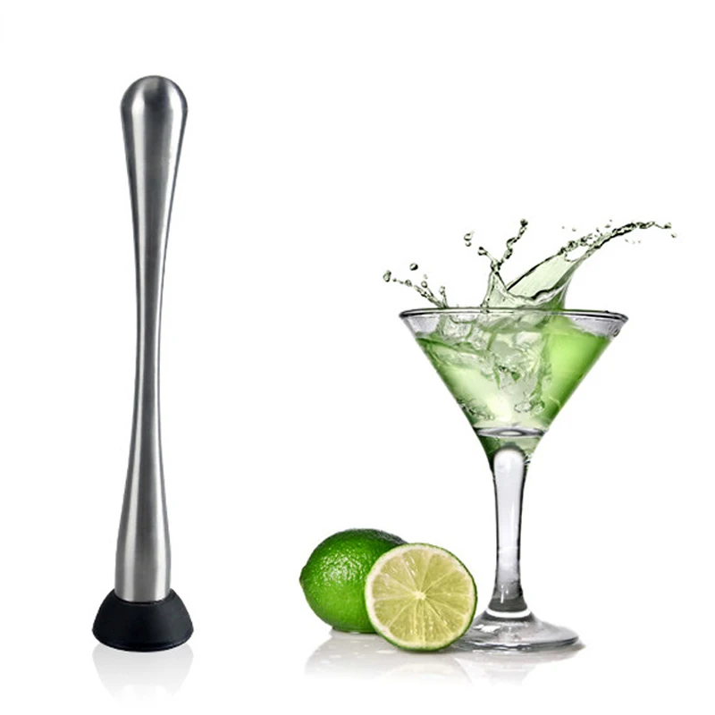 Professional Drink Muddlers Stainless Steel Cocktail Mojito Mint Muddle Mixer Crushed Ice DIY Home Bar Tools Barware (4)