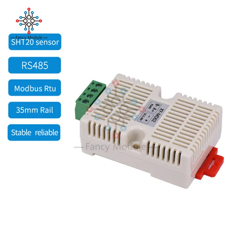 Датчик температуры и влажности RS485 Серийный коммуника температурные датчики Modbus RTU модуль сбора SHT20