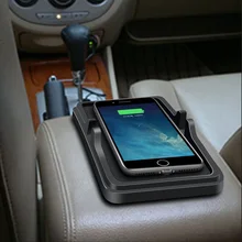 PORTEFEUILLE Qi автомобильное беспроводное зарядное устройство подставка для Iphone XS MAX XR 8 plus X samsung S8 S10 S9 Plus Note8 Chargeur Индукционная камера