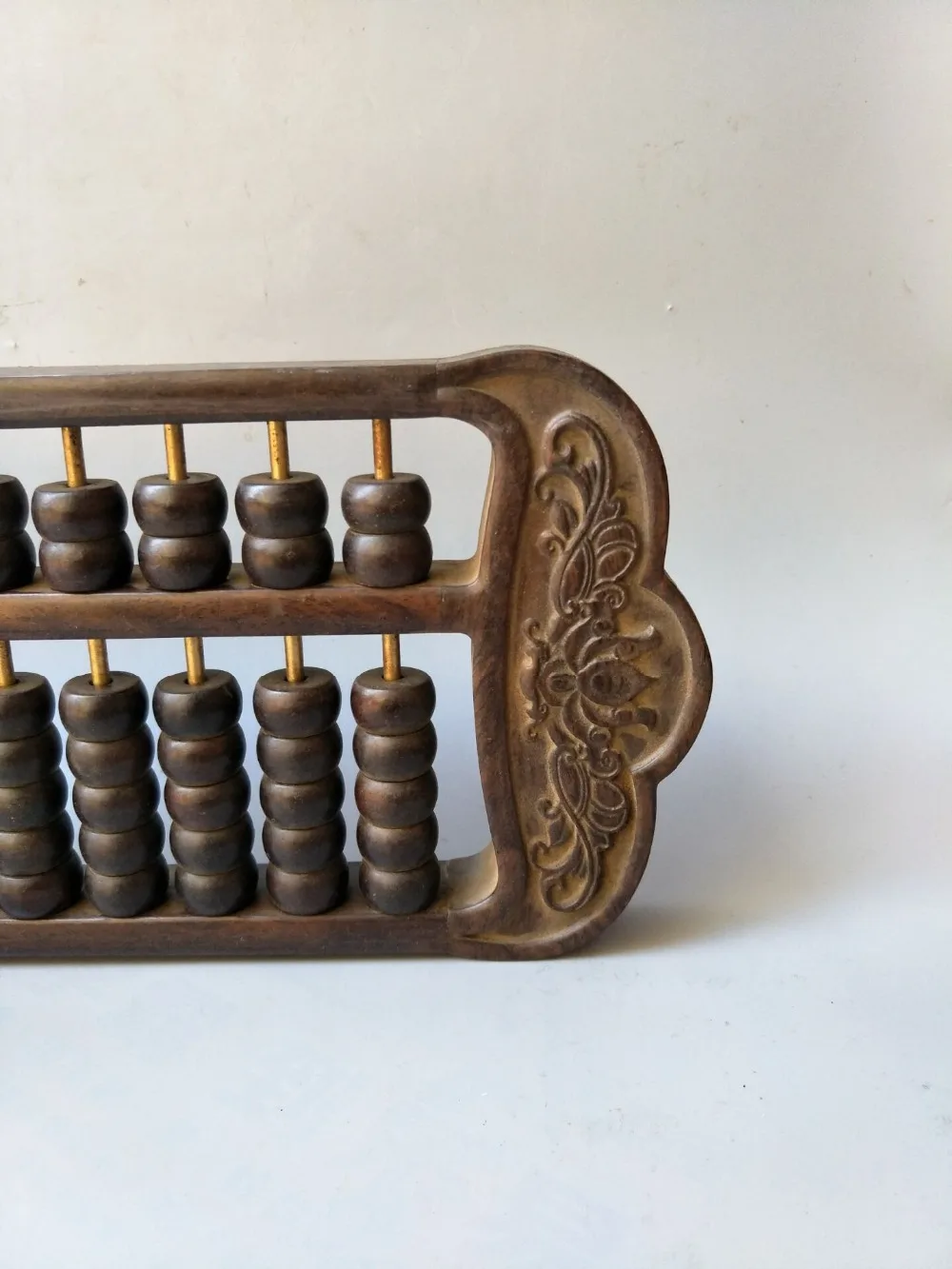 chinese red wood Hand-carved Antiquity Calculation Tools abacus An abacus RR003 