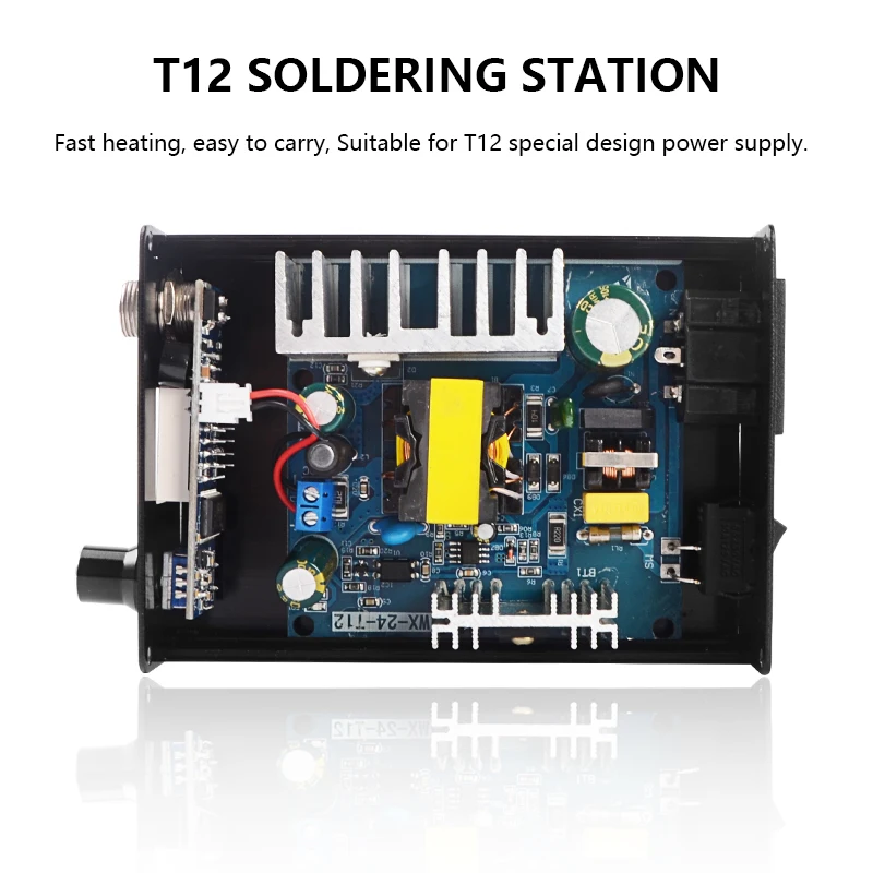 Паяльная станция Handskit T12 220 В цифровая Портативная паяльная Bga с наконечниками