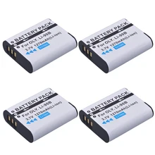 4pack LI-90B LI 90B LI90B LI-92B Camera Battery For Olympus Tough TG-5 TG-Tracker SH-1 SH-2 SP-100 IHS Tough TG-1 iHS TG-2 iHS
