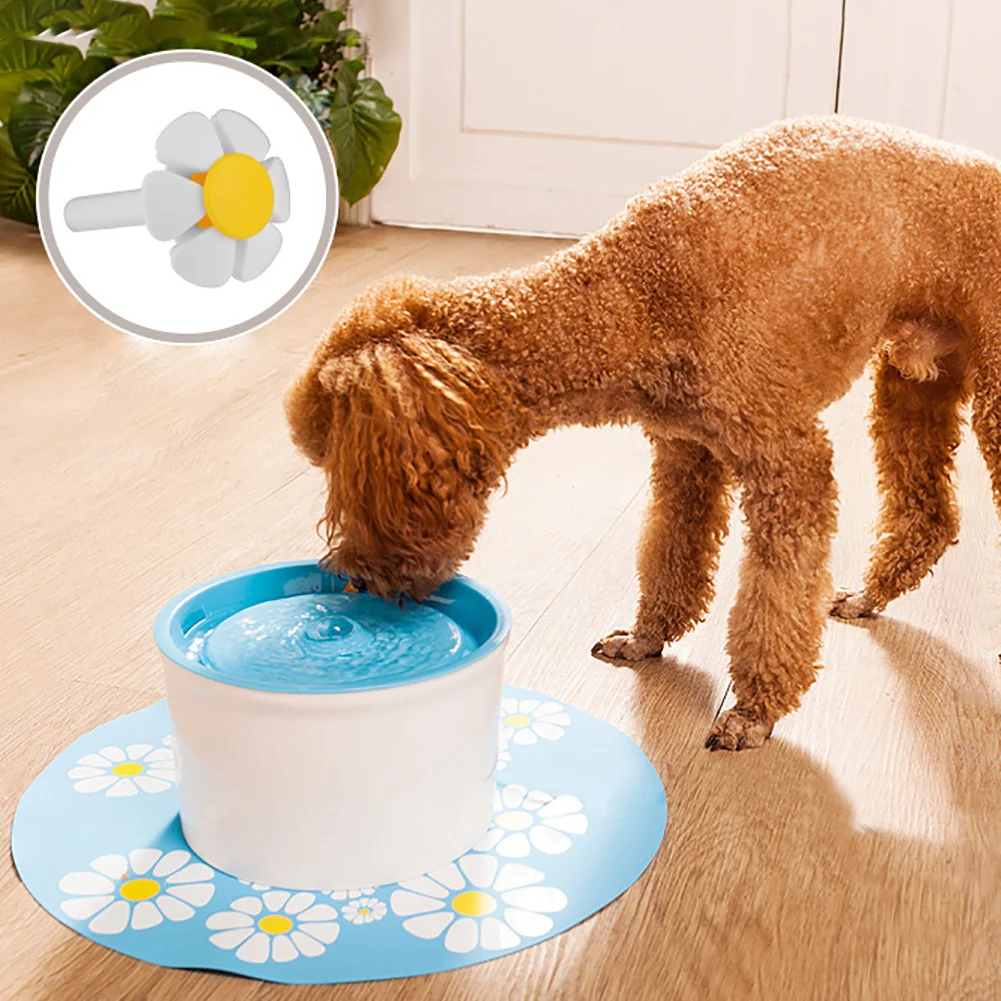 США/Великобритания/ЕС/JP plug Pet Cat Dog Flower очиститель воды Автоматическая циркуляция питьевой диспенсер для домашних животных Бутылка Для Кормления Чаша