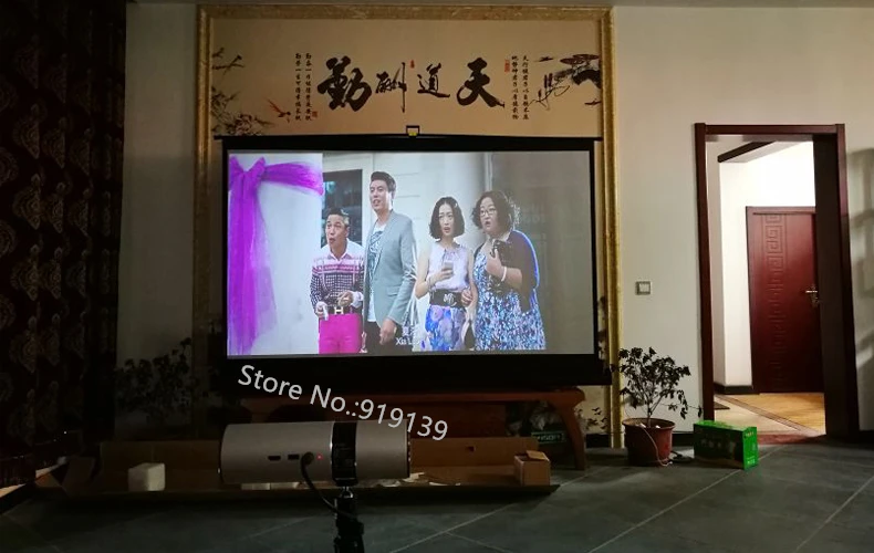 100inch 16x9 Portable Pull Up Screen pic 32