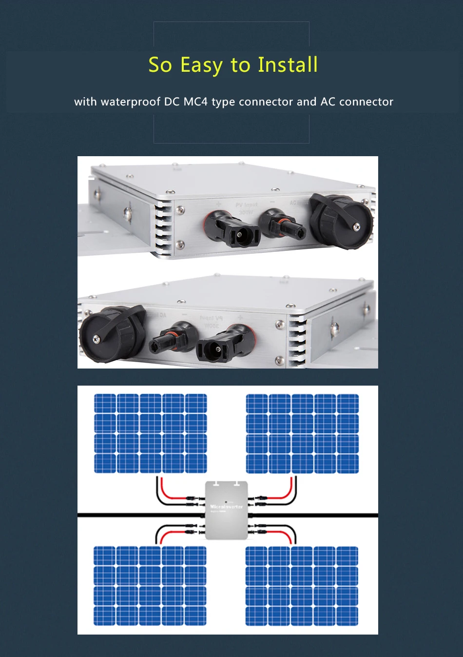 MAYLAR@ Maysun600W Солнечная Сетка галстук микро wifi Коммуникационный инвертор с 2MPPT выходом Чистая синусоида солнечный преобразователь домашняя система