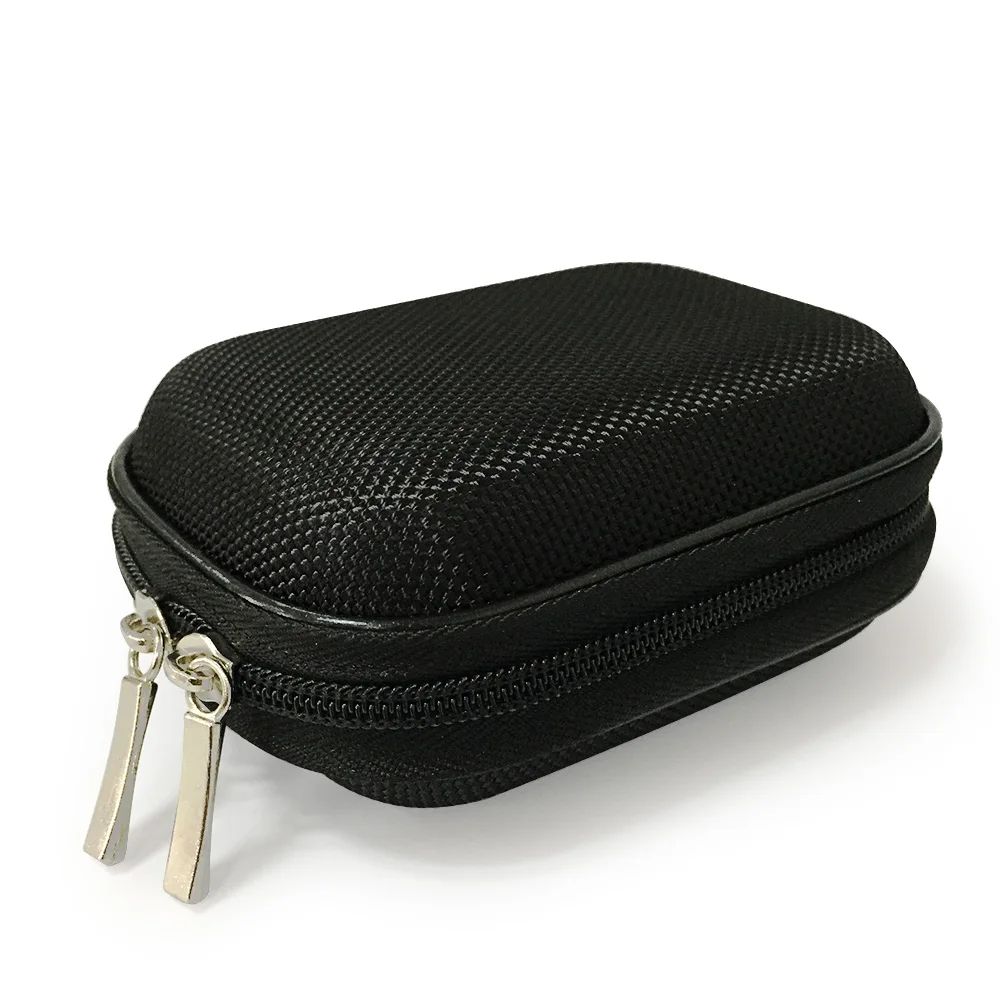 

Free shipping Earphone Hard Case Portable Carrying Box Storage Earphone Earbuds Headphone Cable Data Cable