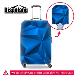 Геометрический принт Чемодан Защитная крышка для 18-30 дюймов тележка чемодан ромба эластичные Водонепроницаемый путешествия Чемодан