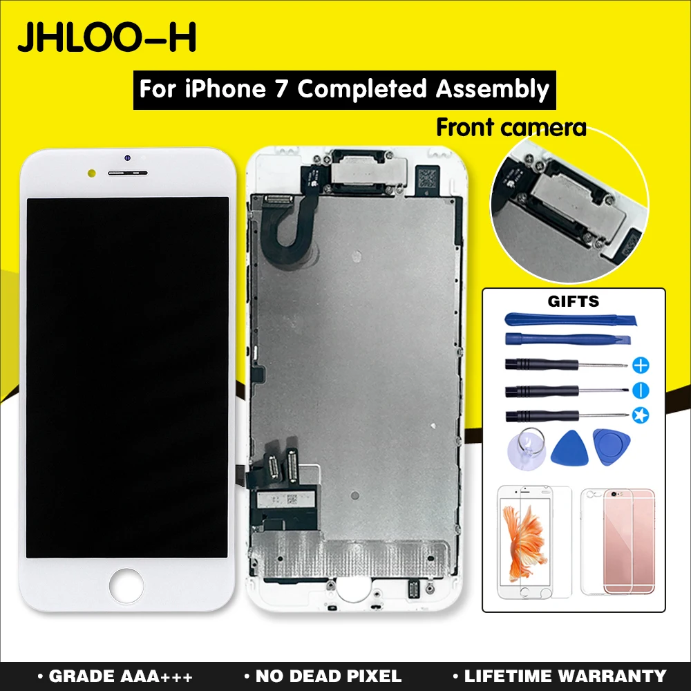 

Full Assembly For iPhone 7 LCD Completed With Camera Speaker For iPhone 8 Plus Screen Replacement Display With 3D Touch ID
